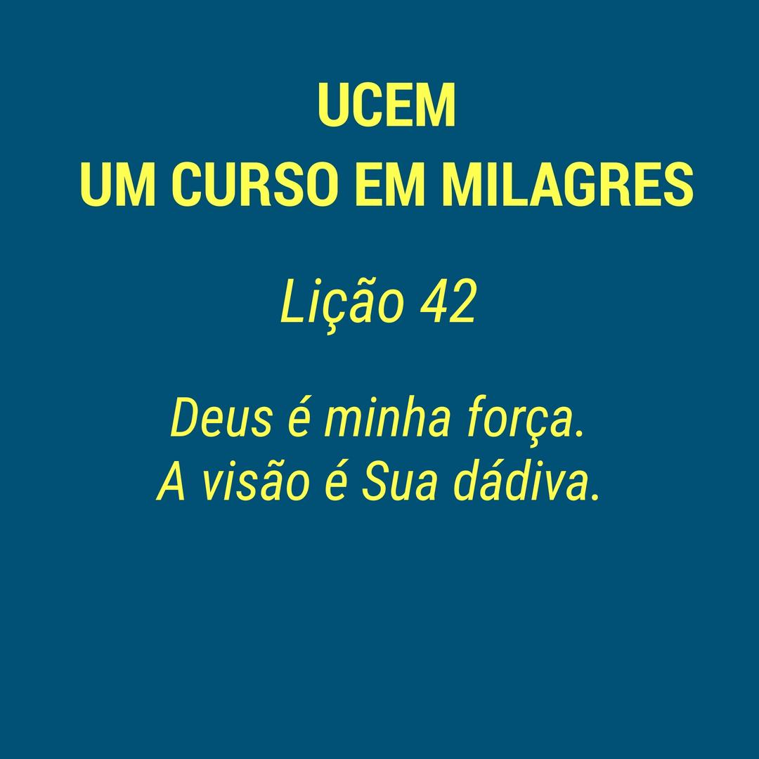 UCEM - LIÇÃO 42